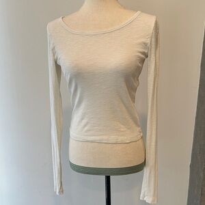 True Craft Women's Cream Long Sleeve Blouse